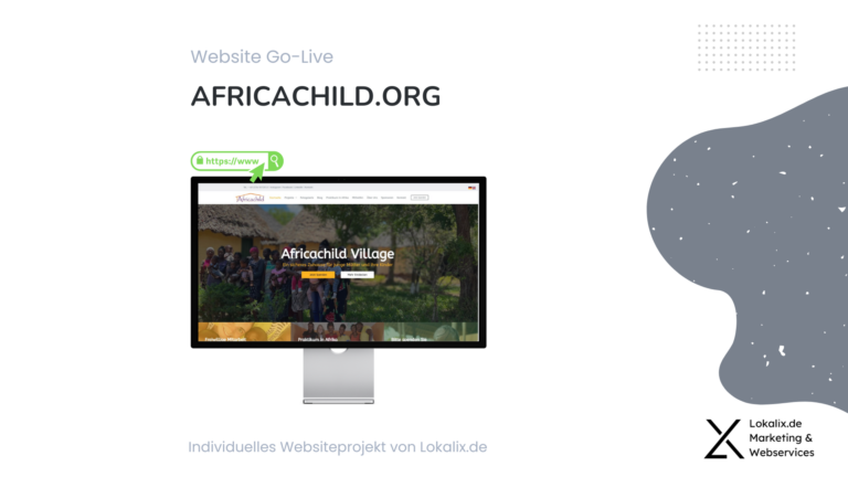 Neue Website: Africachild e.V.